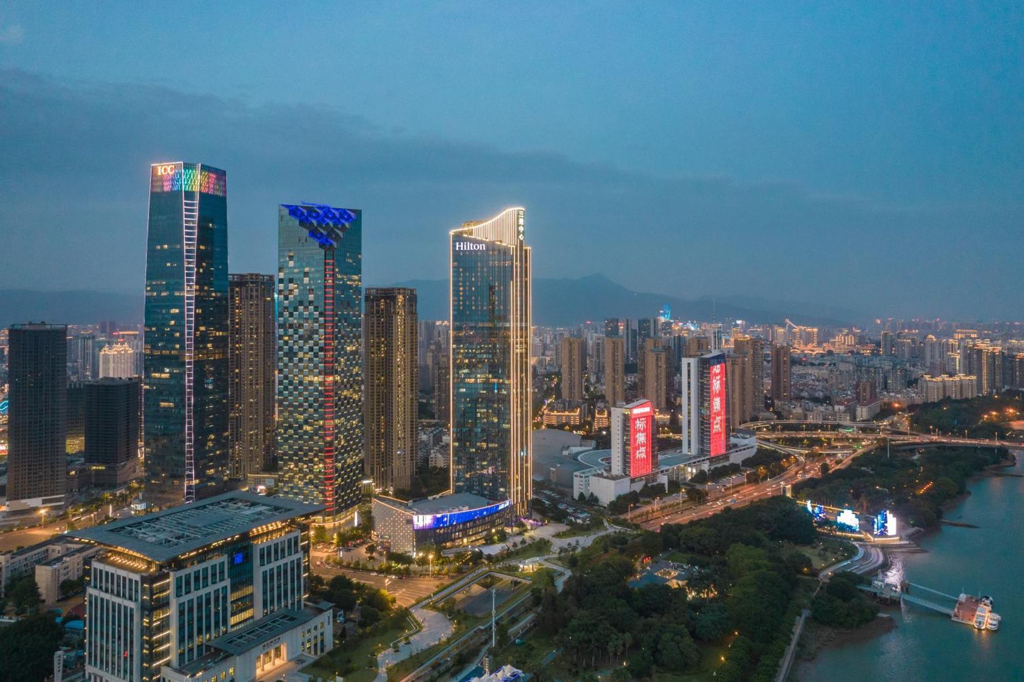 Hotel Hilton Fuzhou Fuzhou  Exterior foto